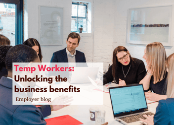 Temp workers in office